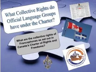 What Collective Rights do Official Language Groups have under the Charter?