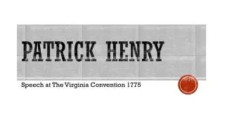 Patrick Henry