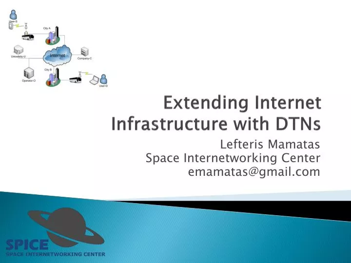 extending internet infrastructure with dtns