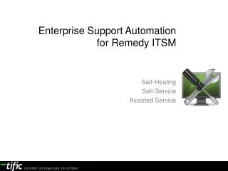Enterprise Support Automation for Remedy ITSM