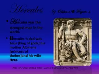 hercules by o dalvis s treyvon s