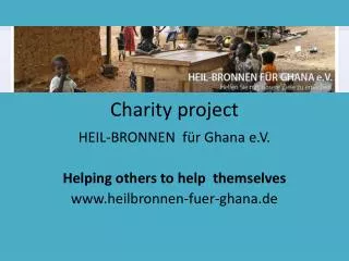 Charity project