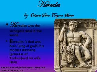 Hercules by Odalvis Silva Treyvon Staten