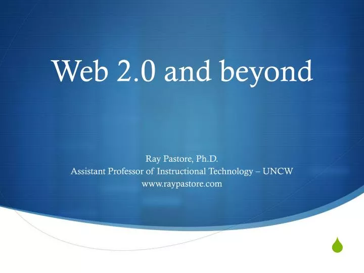 web 2 0 and beyond