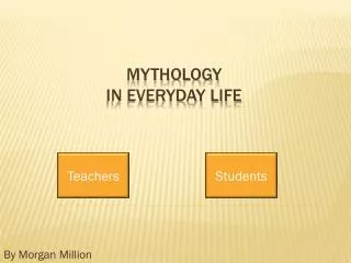 Mythology in everyday life