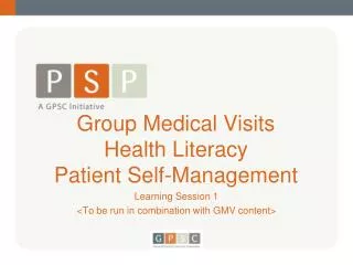 Group Medical Visits Health Literacy Patient Self-Management