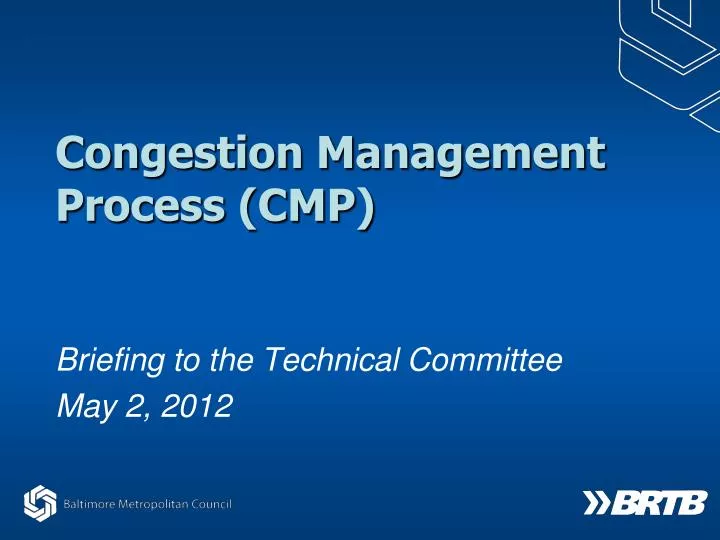congestion management process cmp