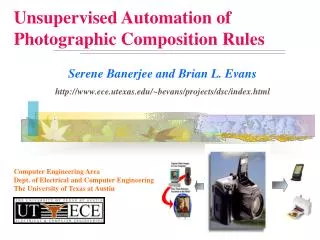 Unsupervised Automation of Photographic Composition Rules
