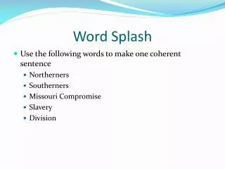 word splash