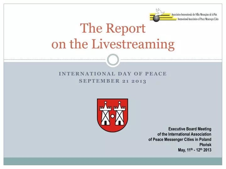 the report on the livestreaming