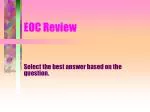 EOC Review - slide 1