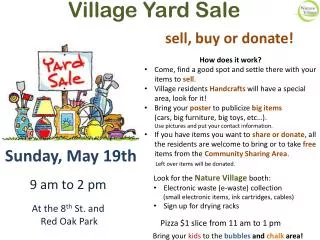 Village Yard Sale