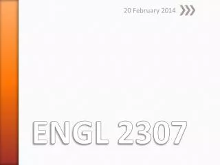 ENGL 2307