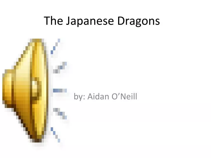 the japanese dragons