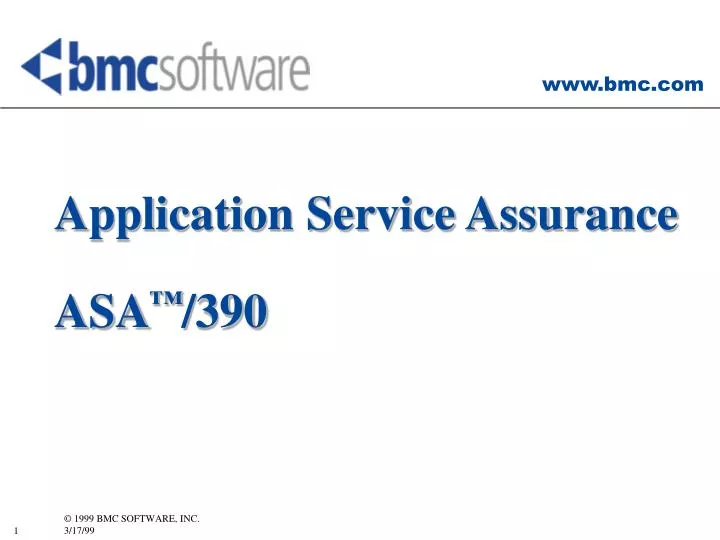 application service assurance asa 390