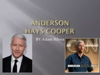 Anderson HAYS Cooper