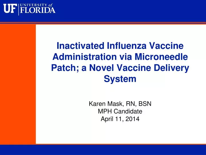 inactivated influenza vaccine administration via microneedle patch a novel vaccine delivery system