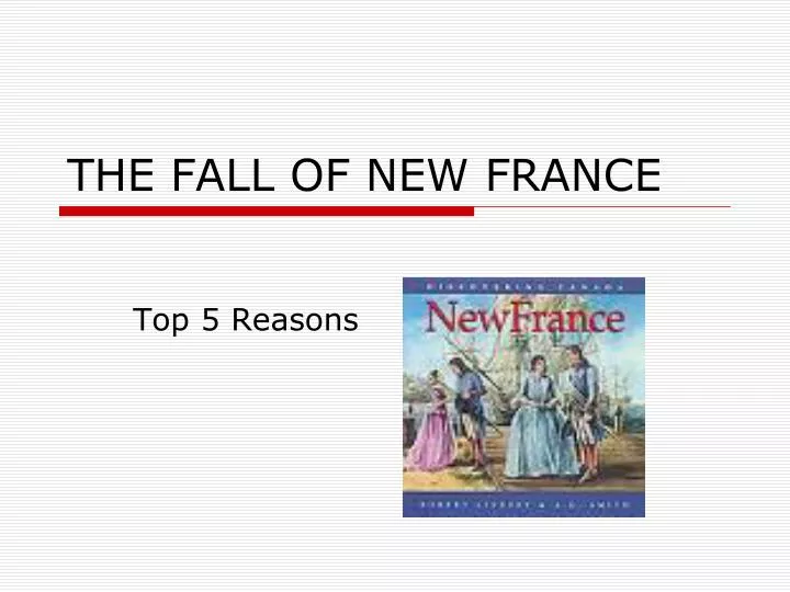 the fall of new france