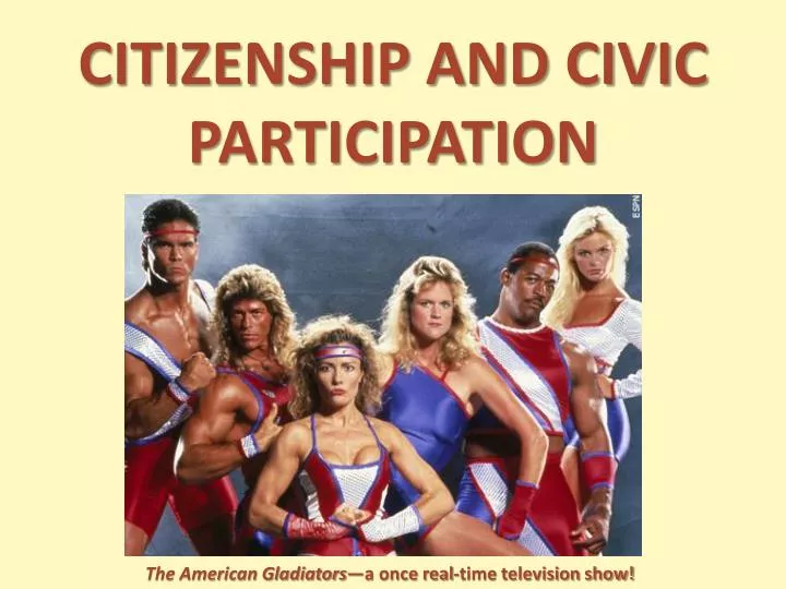 citizenship and civic participation