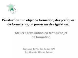 l valuation un objet de formation des pratiques de formateurs un processus de r gulation