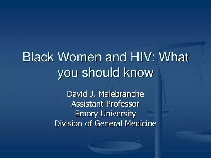 black women and hiv what you should know
