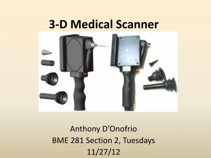 3 d medical scanner