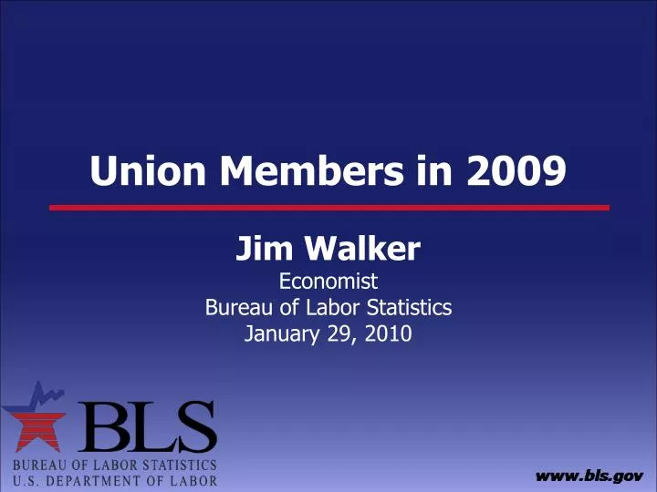 union members in 2009