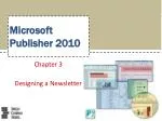 PPT - Publisher Lesson 1 Microsoft Publisher Basics PowerPoint ...