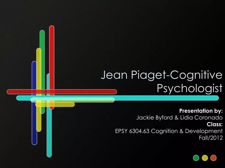 jean piaget cognitive psychologist