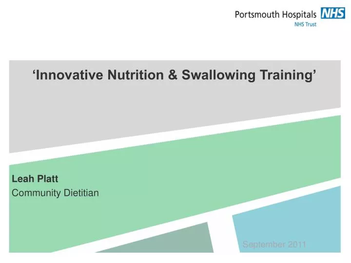 innovative nutrition swallowing training