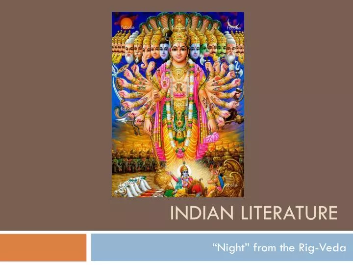 indian literature