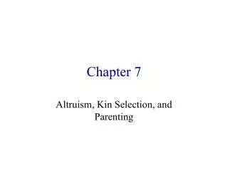 Chapter 7