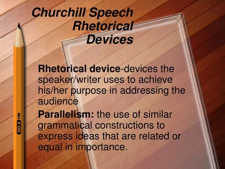 churchill speech rhetorical devices