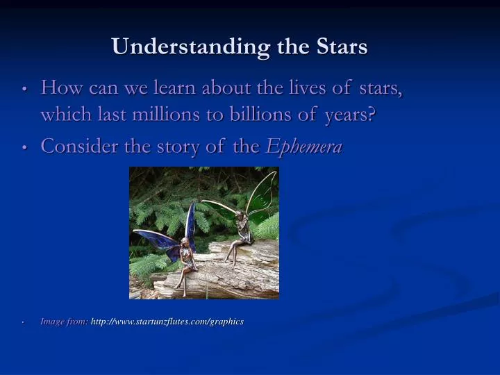 understanding the stars