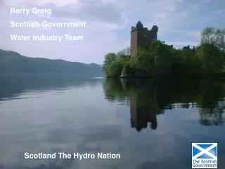 Barry Greig Scottish Government Water Industry Team
