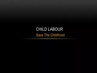 Child Labour