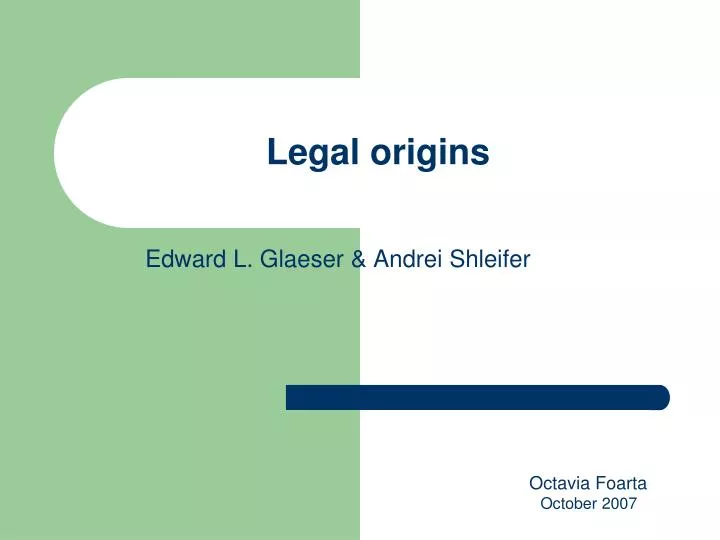 legal origins