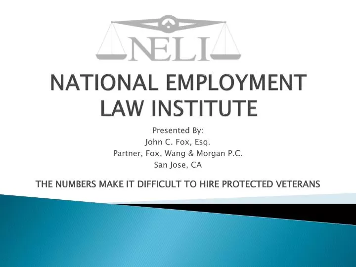 national employment law institute