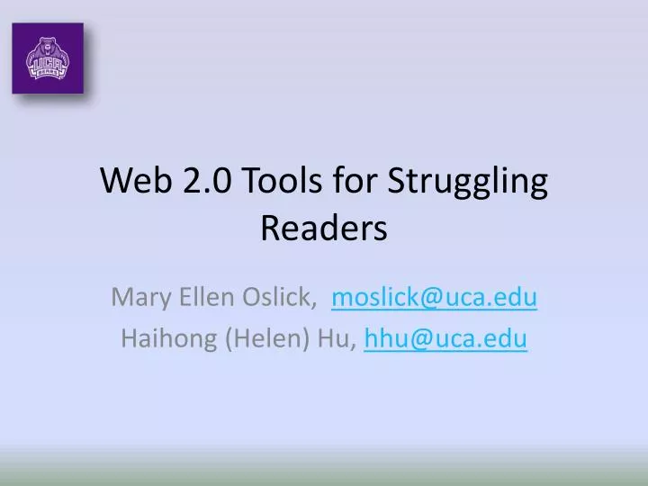web 2 0 tools for struggling readers