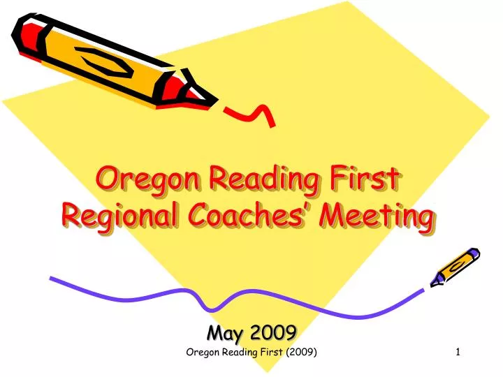 oregon reading first regional coaches meeting