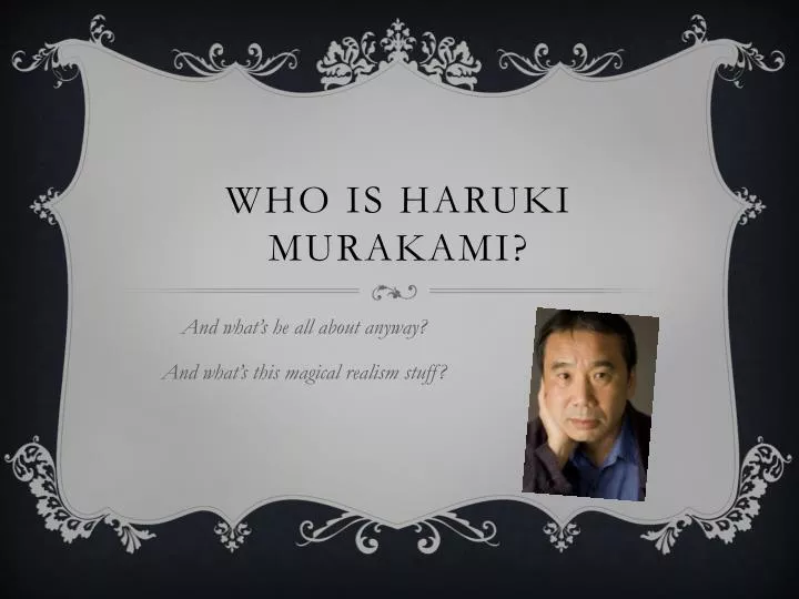 who is haruki murakami