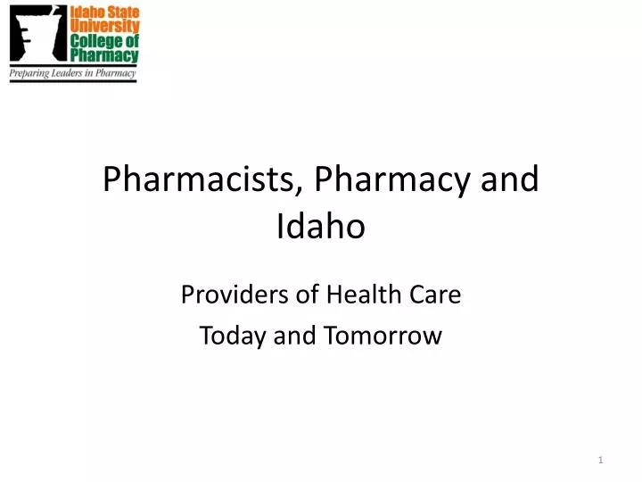 pharmacists pharmacy and idaho