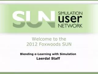 Welcome to the 2012 Foxwoods SUN