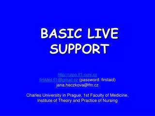 BASIC LIVE SUPPORT