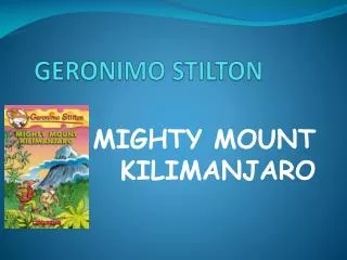 GERONIMO STILTON