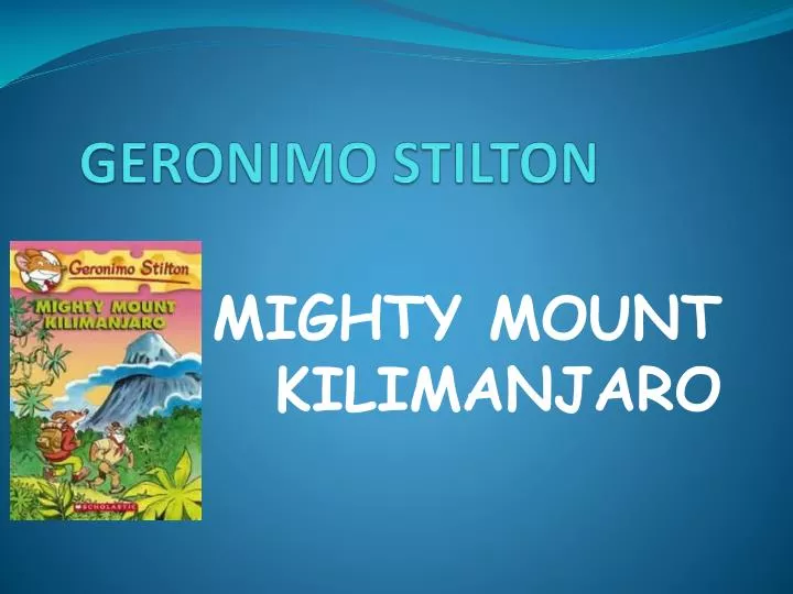 geronimo stilton