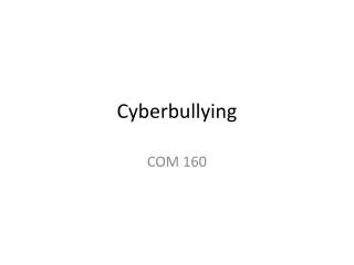 cyberbullying