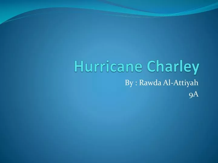 hurricane charley