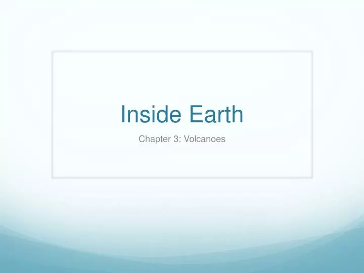 inside earth