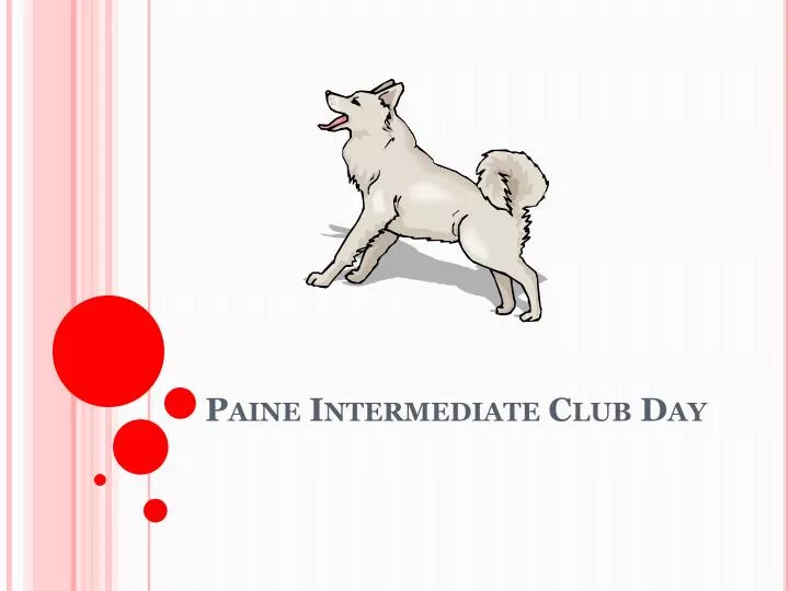 paine intermediate club day